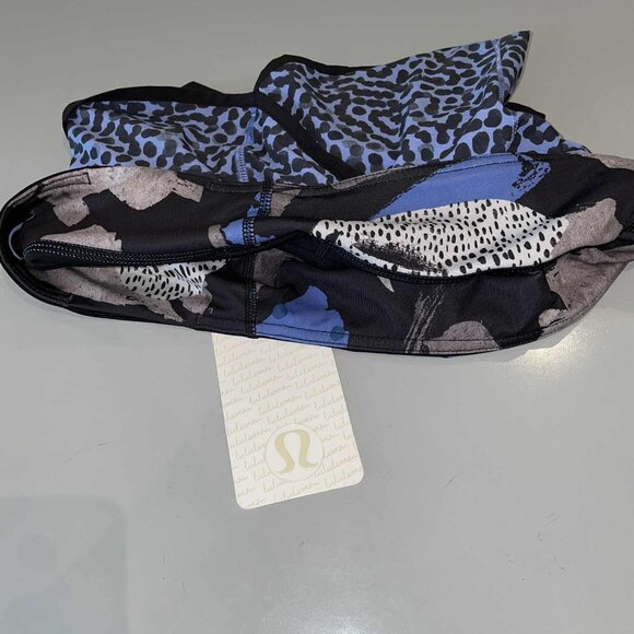 Lululemon Run: Speed Short *4-way Stretch Ace Spot Lullaby Black - Size 8 - NWT - Picture 6 of 10